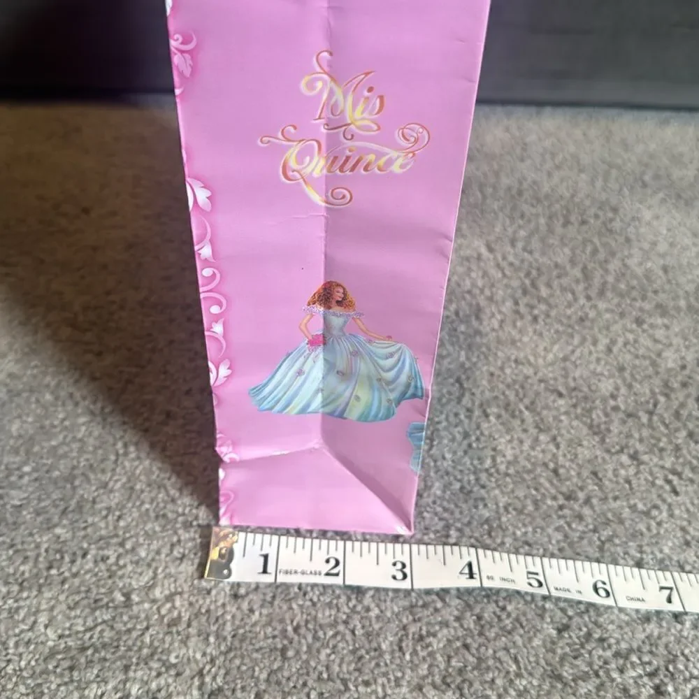 Gift Bags 15th Birthday ‘Mis Quince’ Quinceañera Party Favor Bags 36 Bags NEW